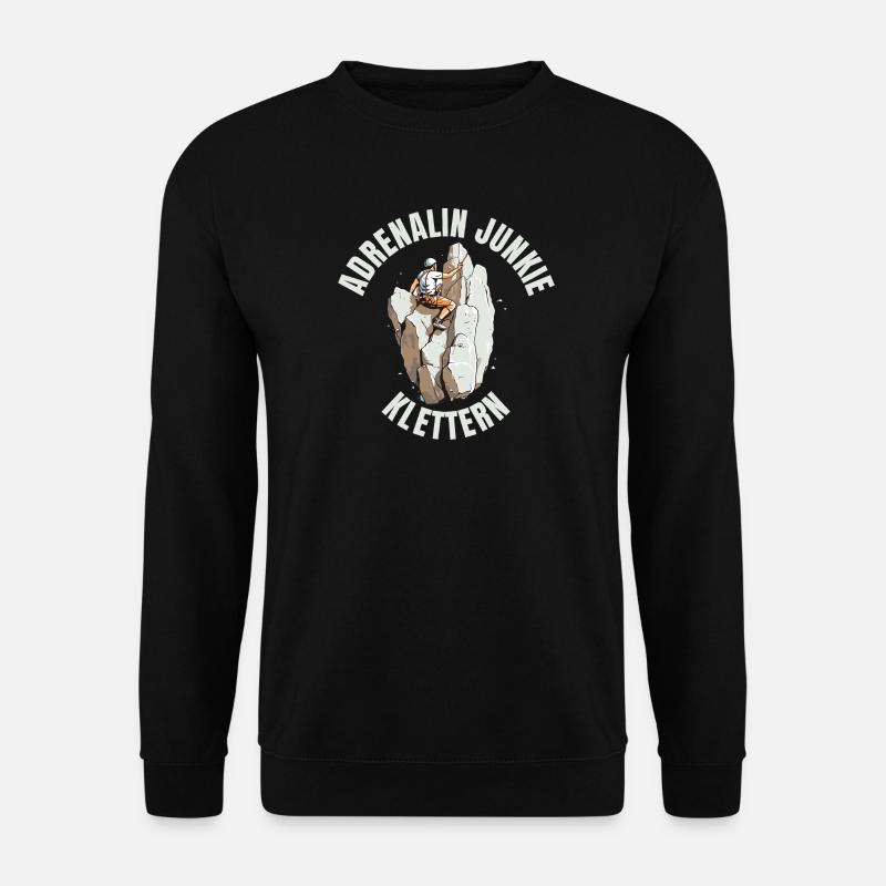 Adrenalin Junkie - Unisex Pullover - Schwarz