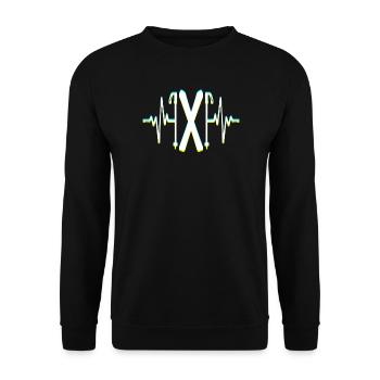 Ski Sports d’hiver Snowboard Biathlon Neige - Sweat-shirt Unisexe - noir - Devant - Alina (178cm) & Michal (187cm)