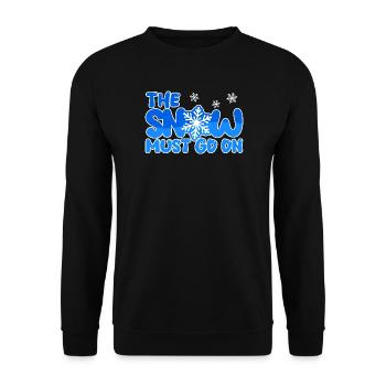 Sports d’hiver Neige Hiver Ski - Sweat-shirt Unisexe - noir - Devant - Alina (178cm) & Michal (187cm)
