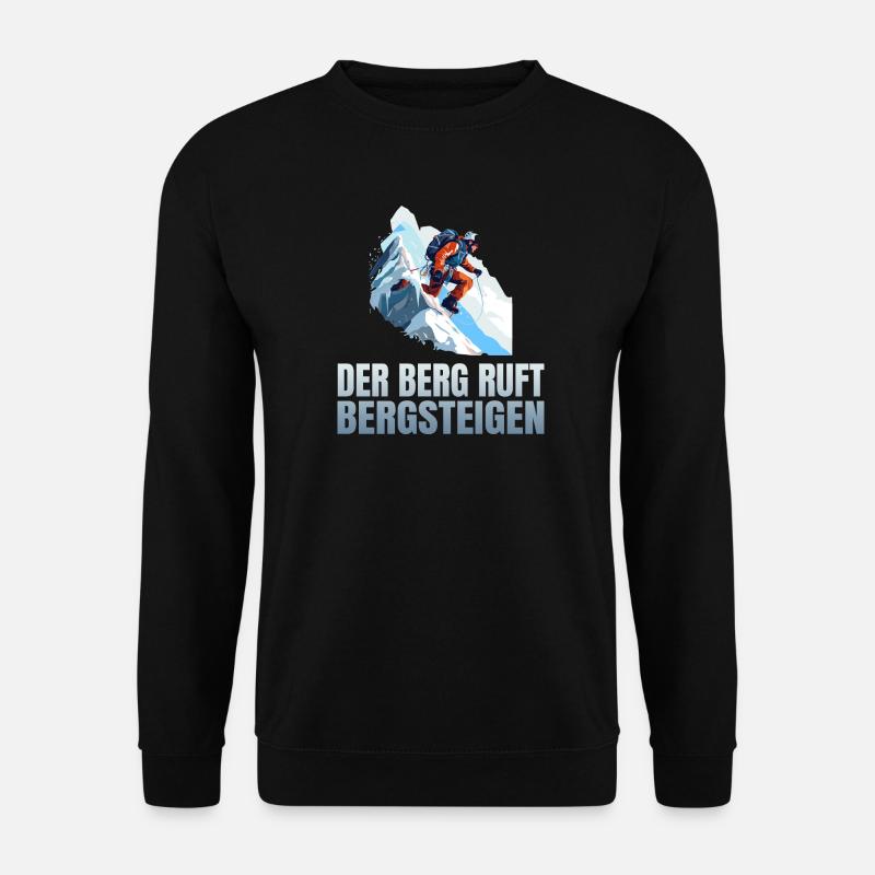 Der Berg ruft - Unisex Pullover - Schwarz