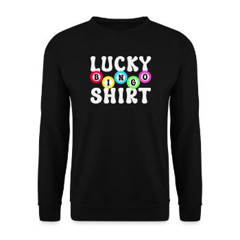 Bingo Bingo Players - Unisex Sweatshirt - black - Front - Alina (178cm) & Michal (187cm)