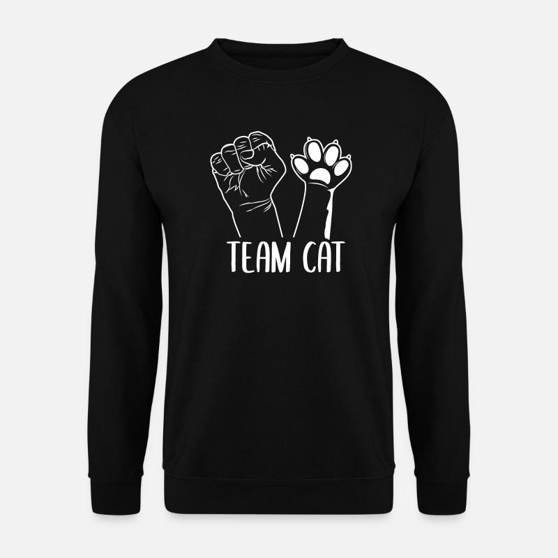 Team Cat - Unisex Pullover - Schwarz