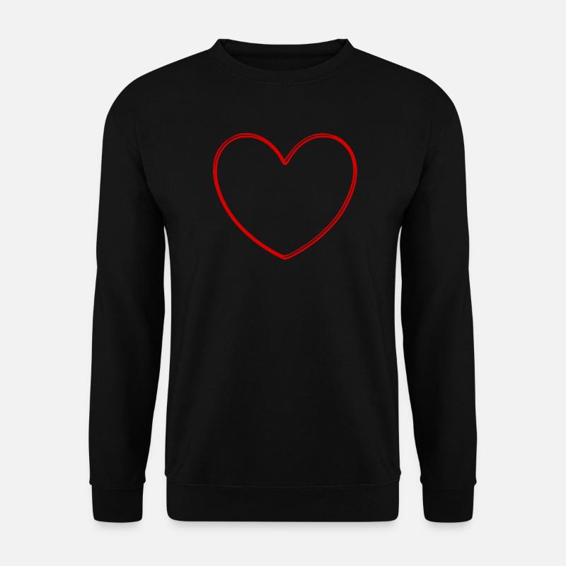 Valentinstag Geschenk Valentinstag - Unisex Pullover - Schwarz