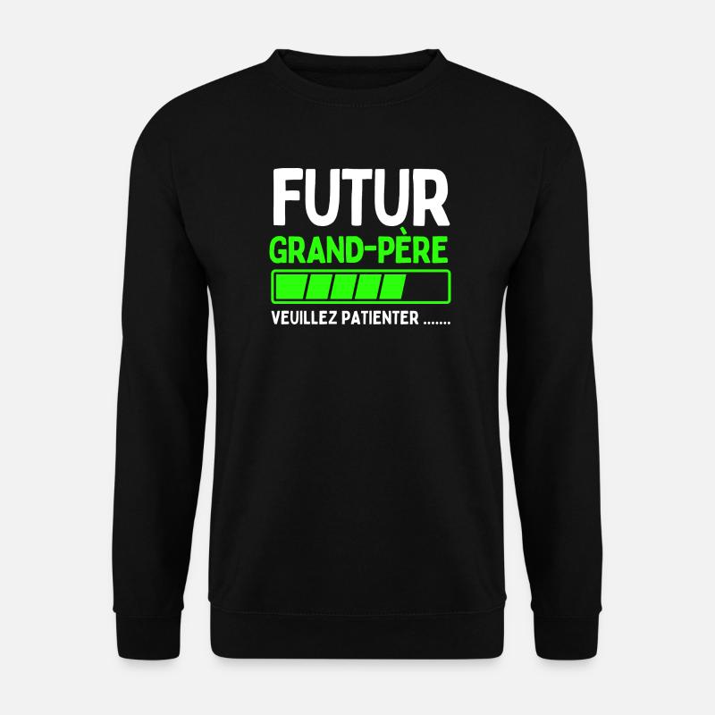 Zukünftiger Großvater - Unisex Pullover - Schwarz