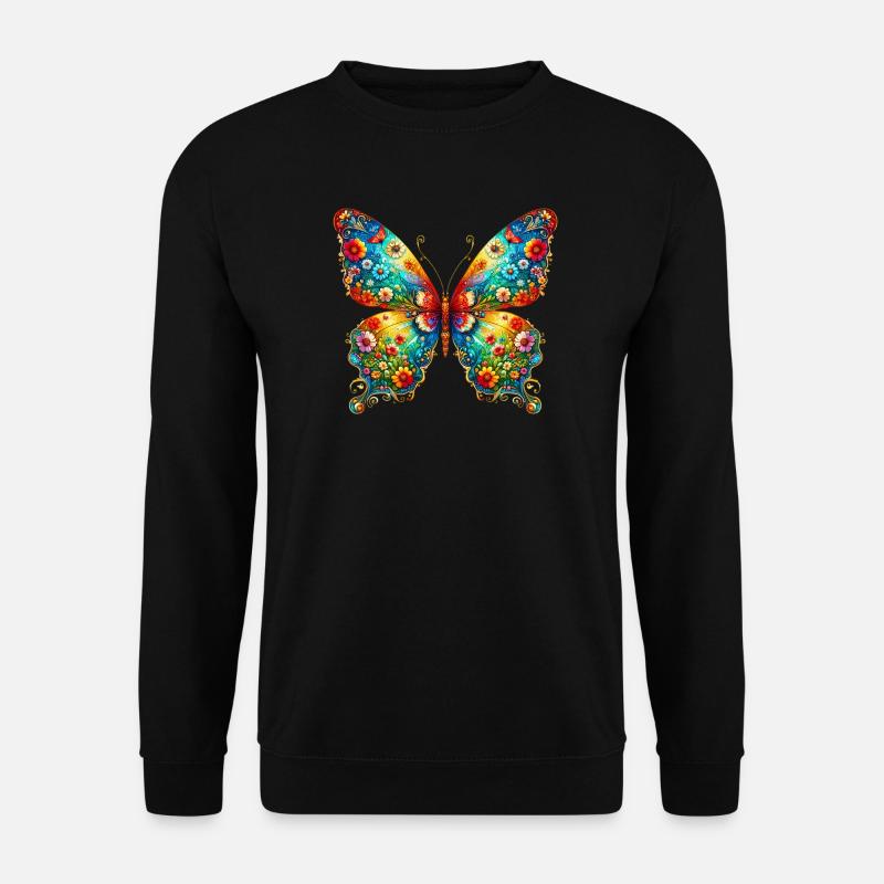 Butterfly - Unisex Sweatshirt - black