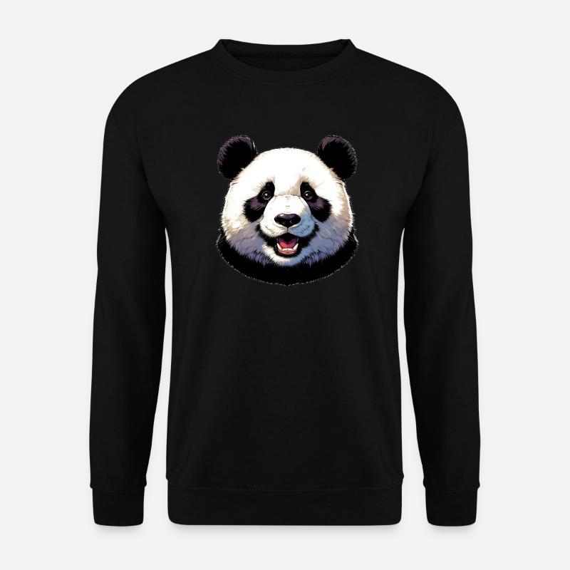 Panda - Unisex Sweatshirt - black