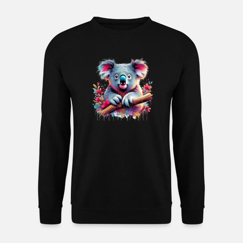 Koala - Unisex Sweatshirt - black