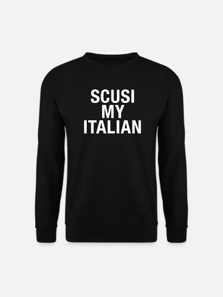 Italien Italian Language Sprache - Unisex Pullover - Schwarz