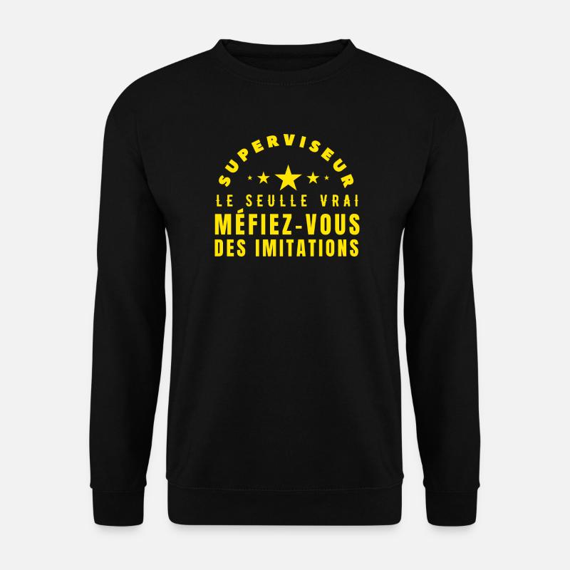 The Real Overseer Gift Idea - Unisex Sweatshirt - black