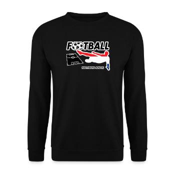 Football Fever Pays-Bas - Sweat-shirt Unisexe - noir - Devant - Alina (178cm) & Michal (187cm)