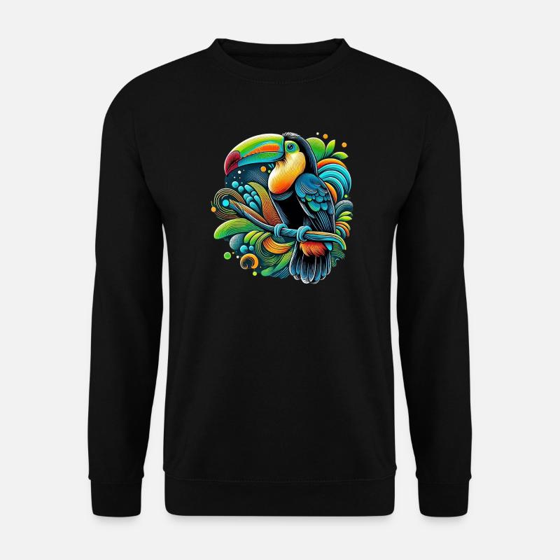 Toucan - Unisex Sweatshirt - black