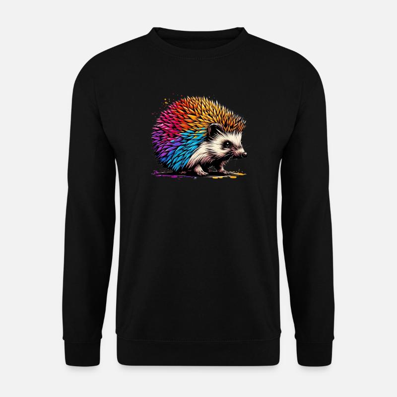 Hérisson - Sweat-shirt Unisexe - noir