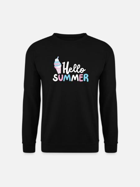 Eiscreme Eisliebhaber - Unisex Pullover - Schwarz