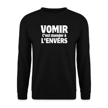 Partying, Bac Party, Fiesta - Unisex Sweatshirt - black - Front - Alina (178cm) & Michal (187cm)