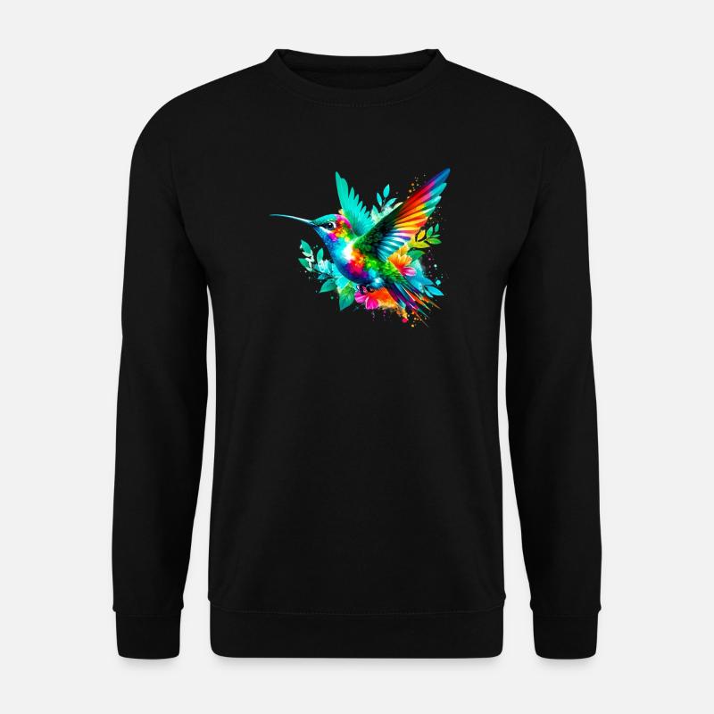 Kolibri - Unisex Pullover - Schwarz