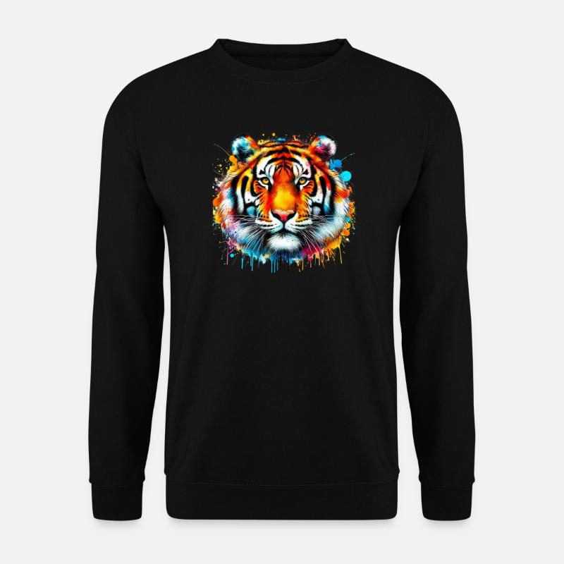 Tiger - Unisex Pullover - Schwarz
