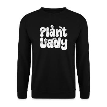 Plant - Unisex Sweatshirt - black - Front - Alina (178cm) & Michal (187cm)