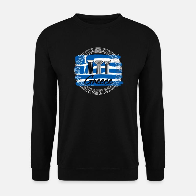 Griechenland - Unisex Pullover - Schwarz