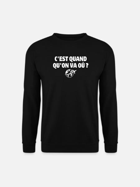 Urlaub, Urlaub am Meer, Bedürfnis nach Urlaub - Unisex Pullover - Schwarz