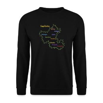 Ennepe Ruhr Kreis - Unisex Pullover - Schwarz - Vorne - Alina (178cm) & Michal (187cm)