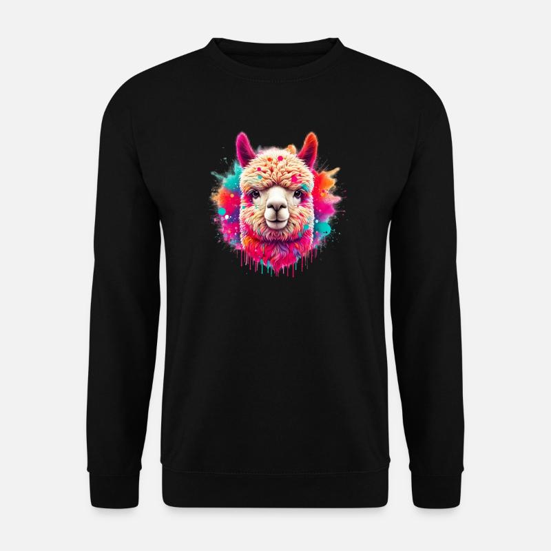 Alpaca - Unisex Sweatshirt - black