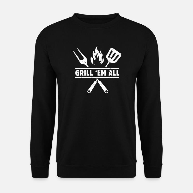 Grill'am alle - Unisex Pullover - Schwarz