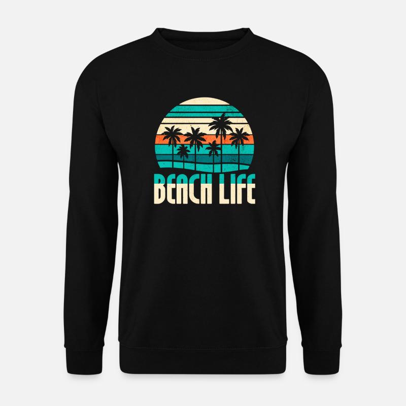 Beach Life Bliss - Unisex Sweatshirt - black