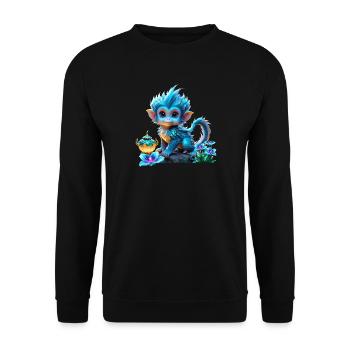 La jolie combinaison fantaisie - Sweat-shirt Unisexe - noir - Devant - Alina (178cm) & Michal (187cm)