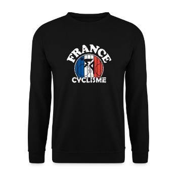 Cycling - Cycling - Cycling - France cyclisme - Unisex Sweatshirt - black - Front - Alina (178cm) & Michal (187cm)