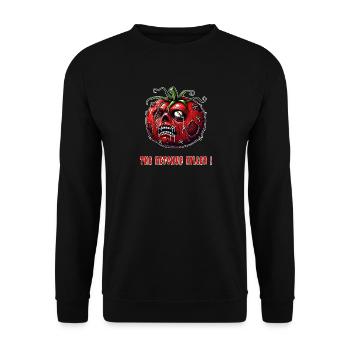 Le tueur au ketchup - Sweat-shirt Unisexe - noir - Devant - Alina (178cm) & Michal (187cm)
