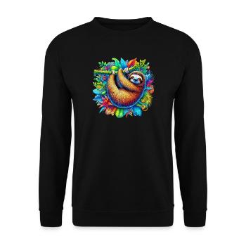 Paresse - Sweat-shirt Unisexe - noir - Devant - Alina (178cm) & Michal (187cm)