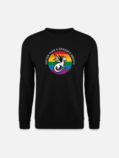Lgbt Dragon - Unisex Sweatshirt - black