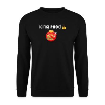Quing Essen - Unisex Pullover - Schwarz - Vorne - Alina (178cm) & Michal (187cm)