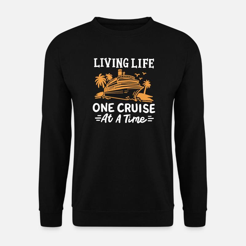 Kreuzfahrtschiff Urlaub Kreuzfahrt - Unisex Pullover - Schwarz