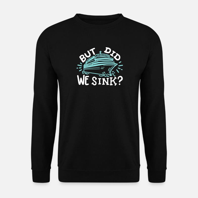 Kreuzfahrtschiff Kreuzfahrt - Unisex Pullover - Schwarz