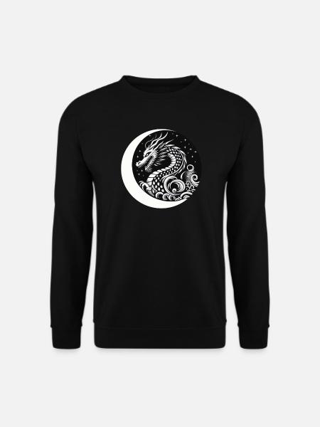 Chinese Dragon - Unisex Sweatshirt - black