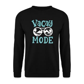 Kreuzfahrturlaub - Unisex Pullover - Schwarz - Vorne - Alina (178cm) & Michal (187cm)
