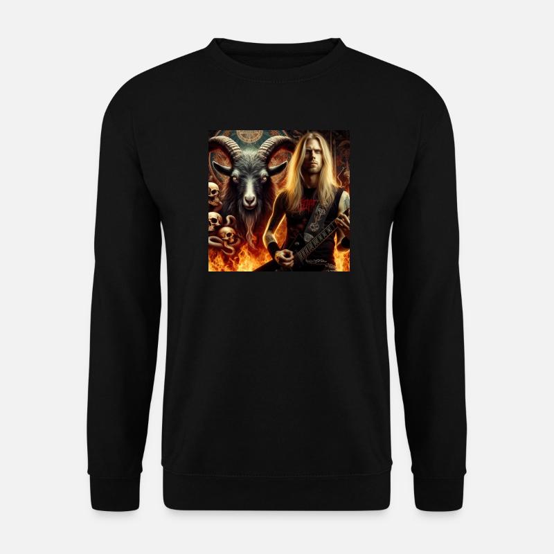Infernal-Gitarrist - Unisex Pullover - Schwarz