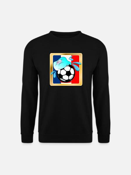 Frankreich Sommerfußball - Unisex Pullover - Schwarz