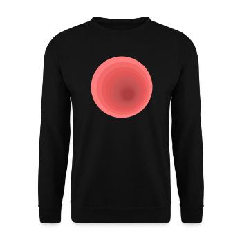 Abstract gradient design - Unisex Sweatshirt - black - Front - Alina (178cm) & Michal (187cm)