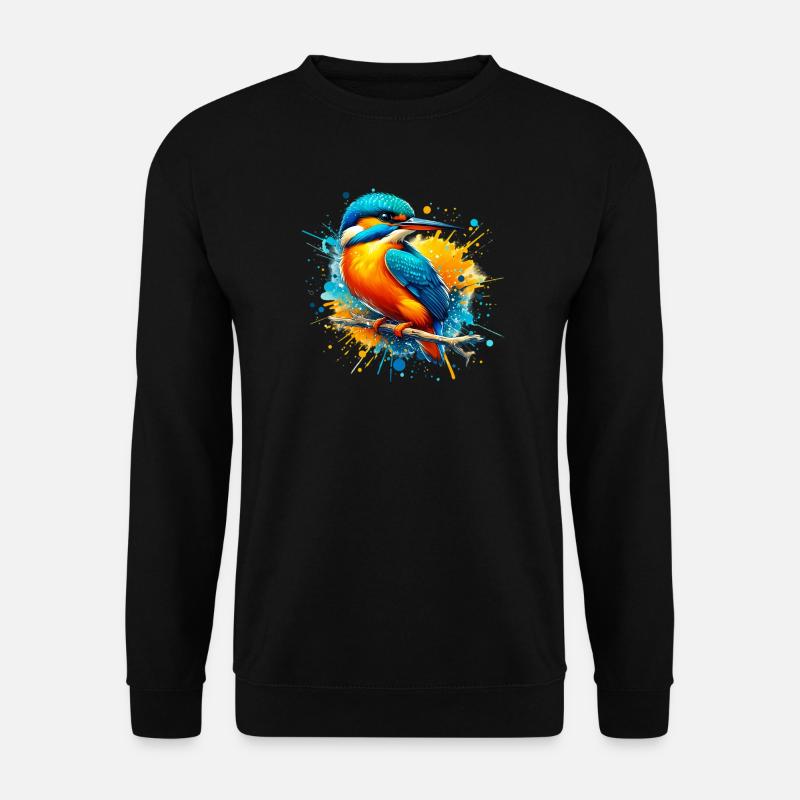 Eisvogel - Unisex Pullover - Schwarz