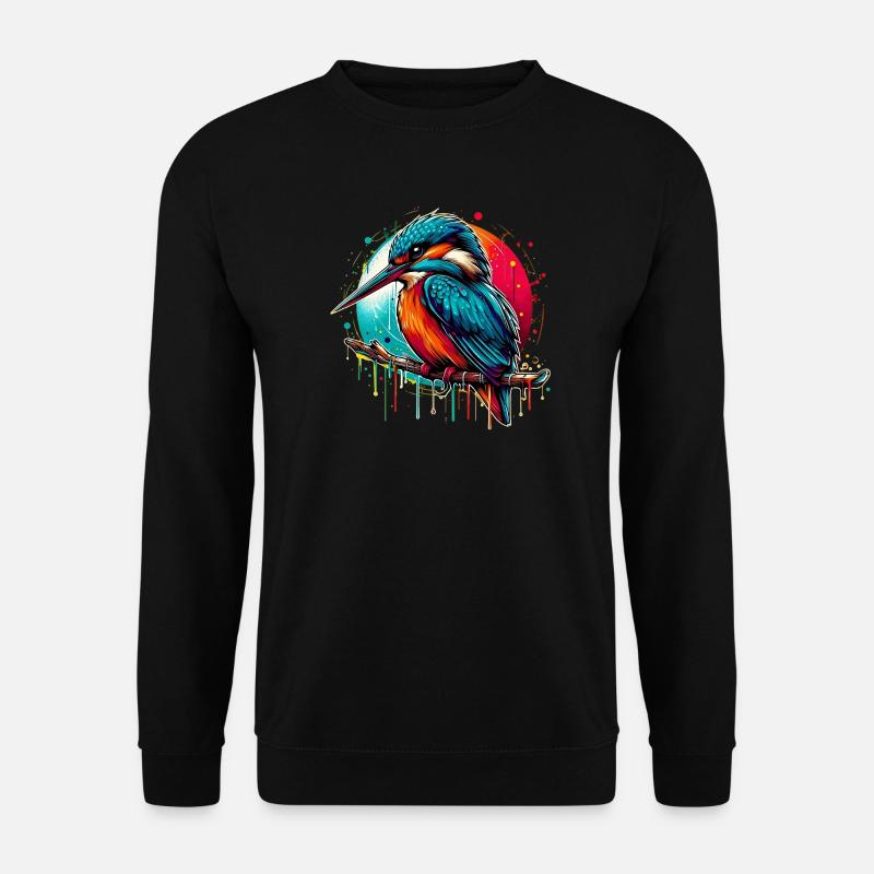 Eisvogel - Unisex Pullover - Schwarz