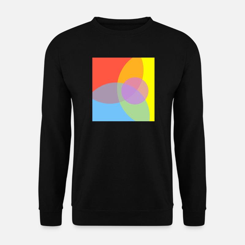 Colour Play Pattern - Unisex Sweatshirt - black