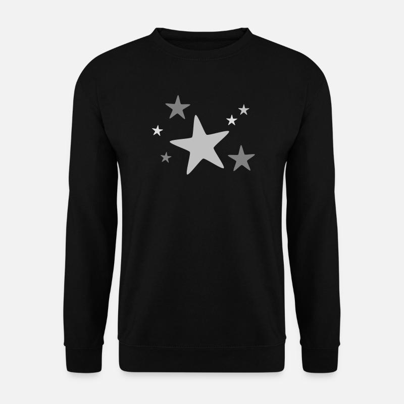Star group multicolored - Unisex Sweatshirt - black