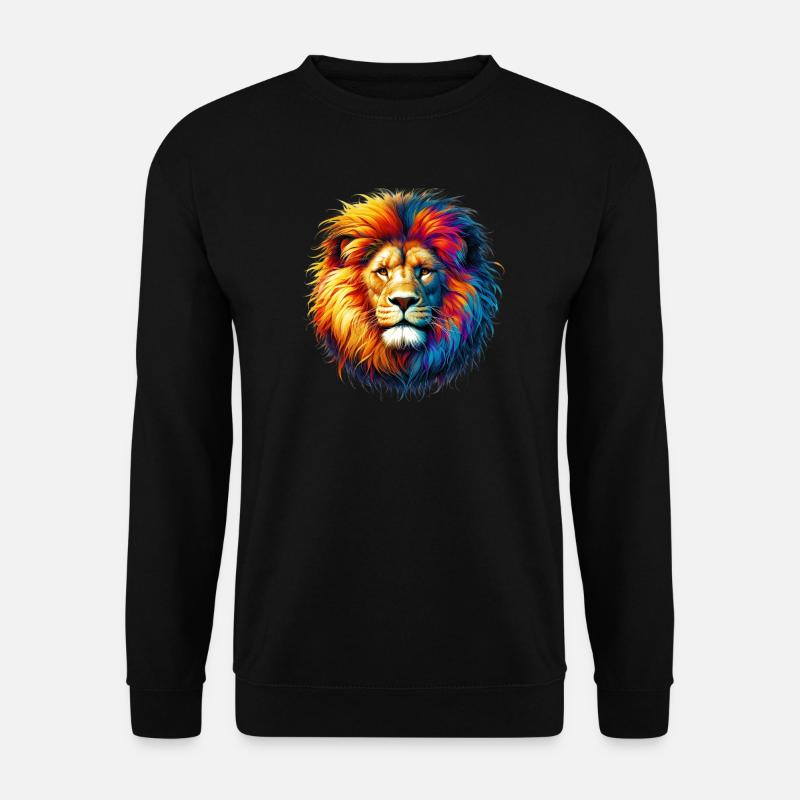 Lion - Unisex Sweatshirt - black