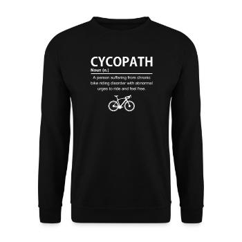 T-shirt graphique gratuit Cyclopath Ride - Sweat-shirt Unisexe - noir - Devant - Alina (178cm) & Michal (187cm)