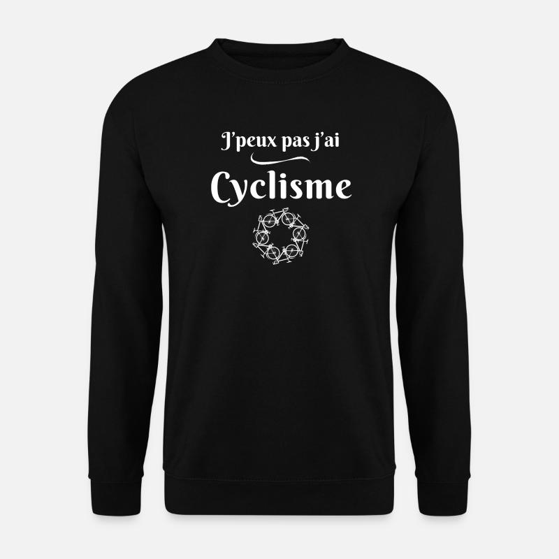 Radfahren, Radfahren, Radfahren - Unisex Pullover - Schwarz
