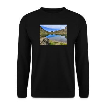 Lac Robert - Sweat-shirt Unisexe - noir - Devant - Alina (178cm) & Michal (187cm)