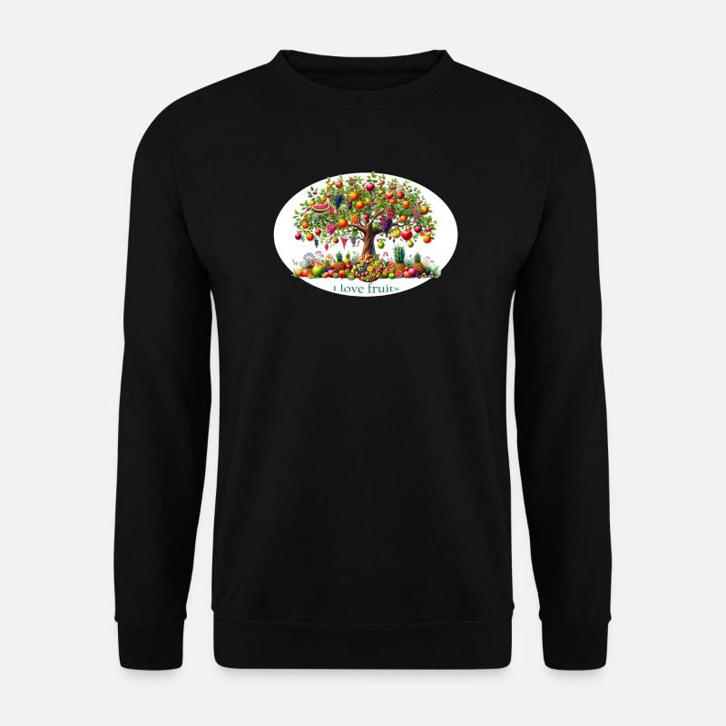 Obstbaum der Liebe - Unisex Pullover - Schwarz