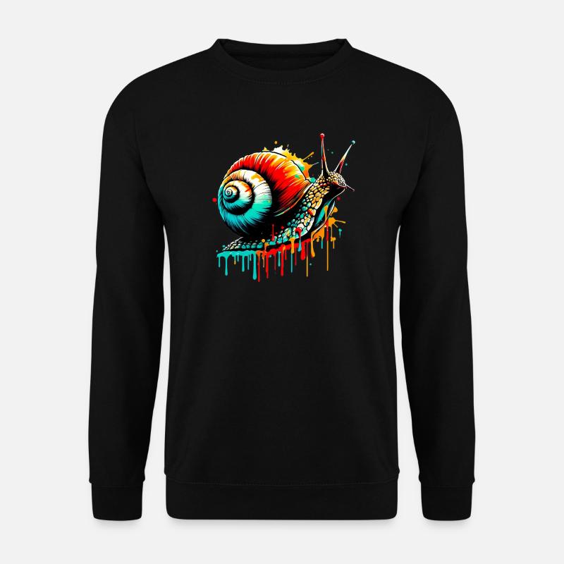 Snail - Unisex Sweatshirt - black
